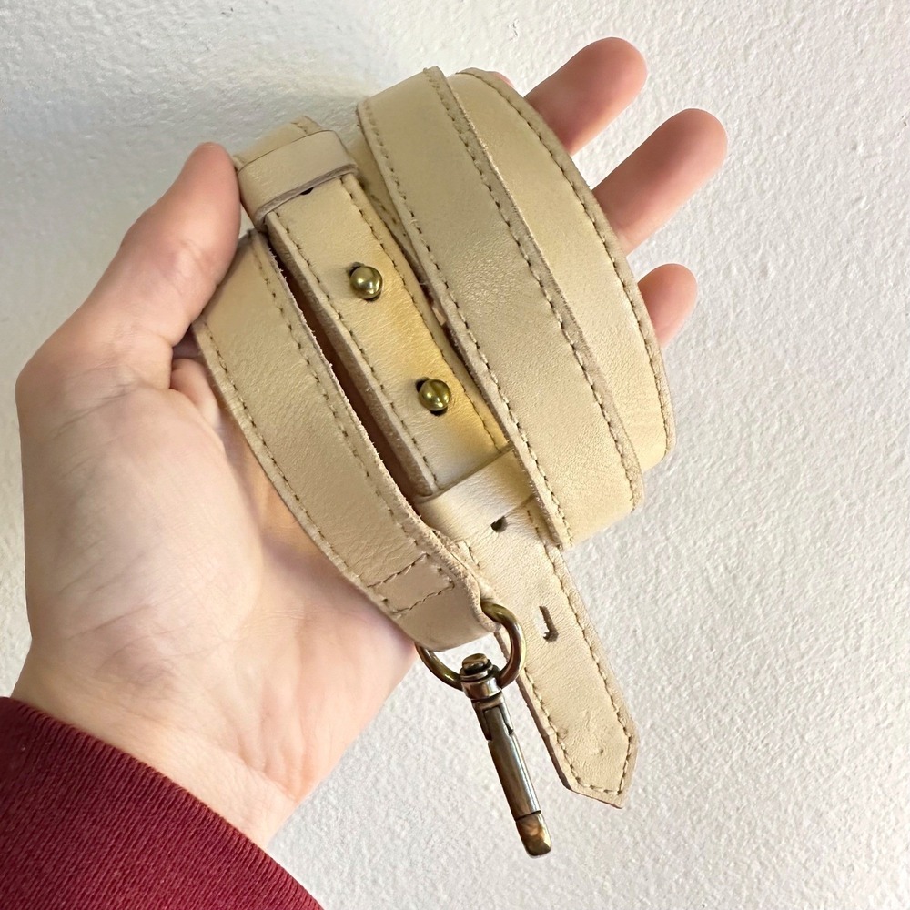 Madewell Piazza Replacement Leather Crossbody Strap‎ in Buttered Scone
